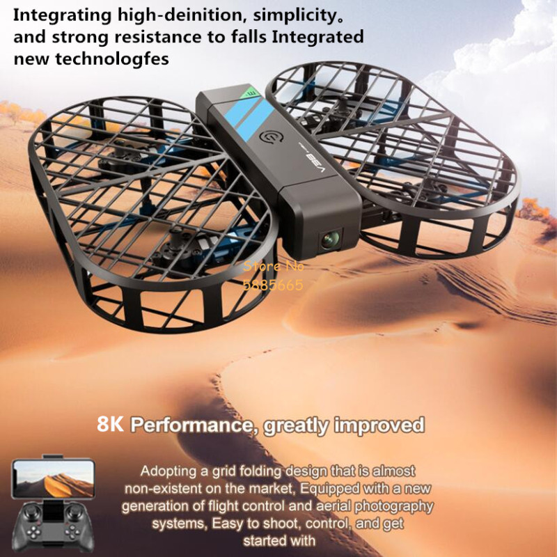 Drone Camera Hd - 8K HD Kamera 360° ° Koruma