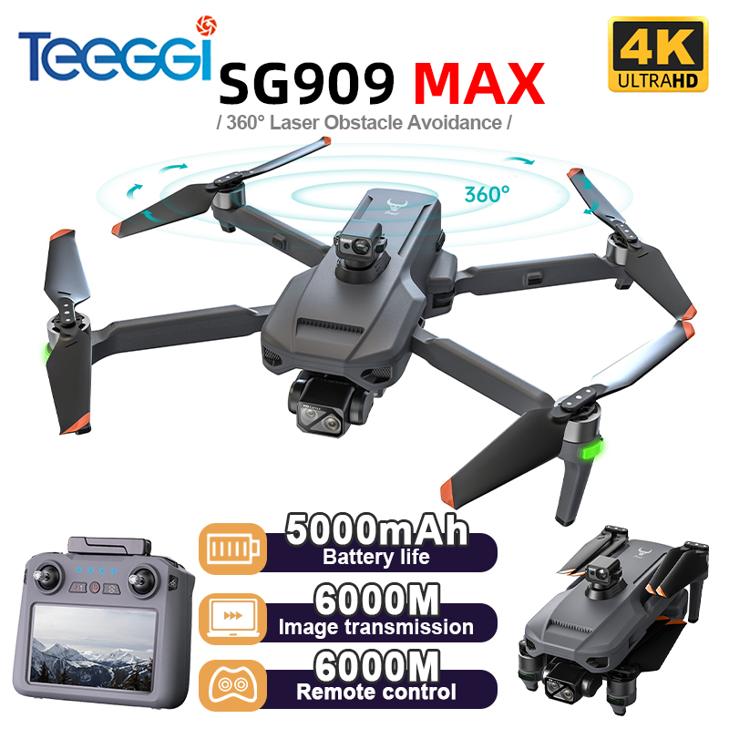 Drone Camera With Gimbal - Teeggi SG909 MAX GPS Drone 4K