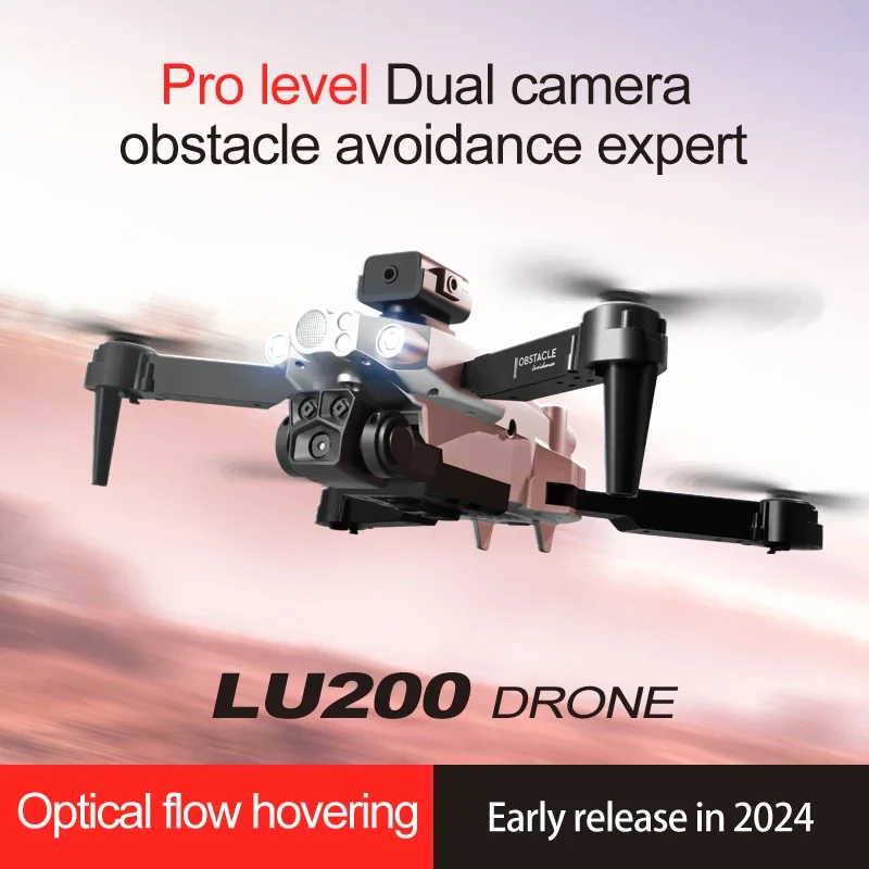 Drone Camera Mount - LU200 8K GPS Drone Üçlü Kamera