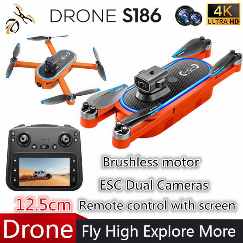 2025 S186 Drone Profesyonel 4  - Drone Camera With Gimbal incelemesi ve fiyatı