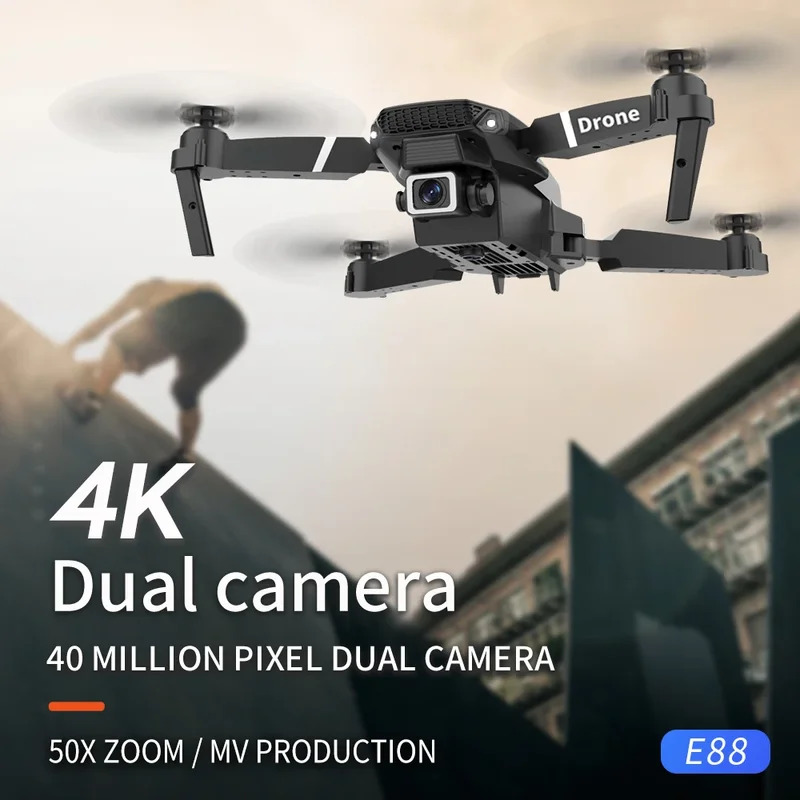 E88 Pro Akıllı Katlanabilir Dr - Drone Camera Wide Angle incelemesi ve fiyatı