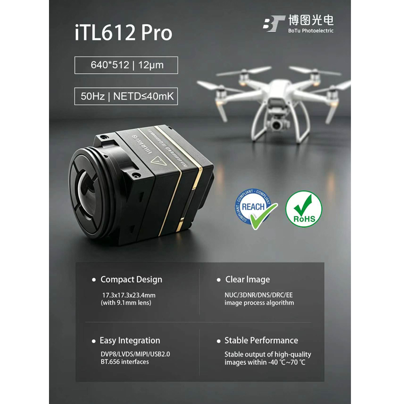 Itl612 CVBS Mini 640*512 9.1mm - Drone Camera Night Vision incelemesi ve fiyatı