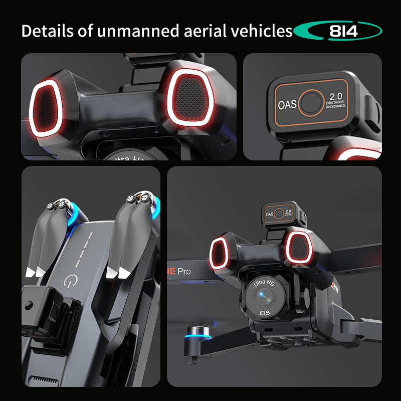 814 drone profesyonel 4K HD Ka - Drone Camera With Gimbal incelemesi ve fiyatı