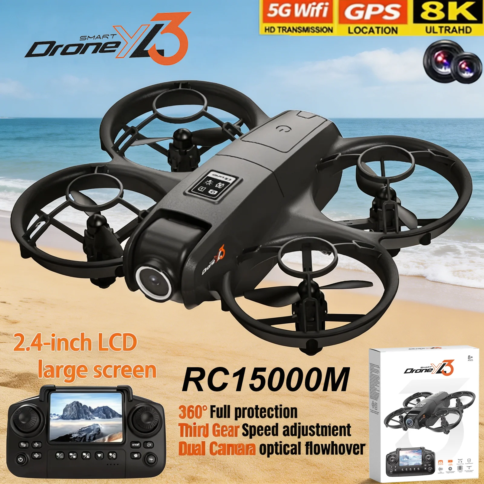 Yeni YL3 RC Drone 8K 1080P Gen - Drone Camera Night Vision incelemesi ve fiyatı