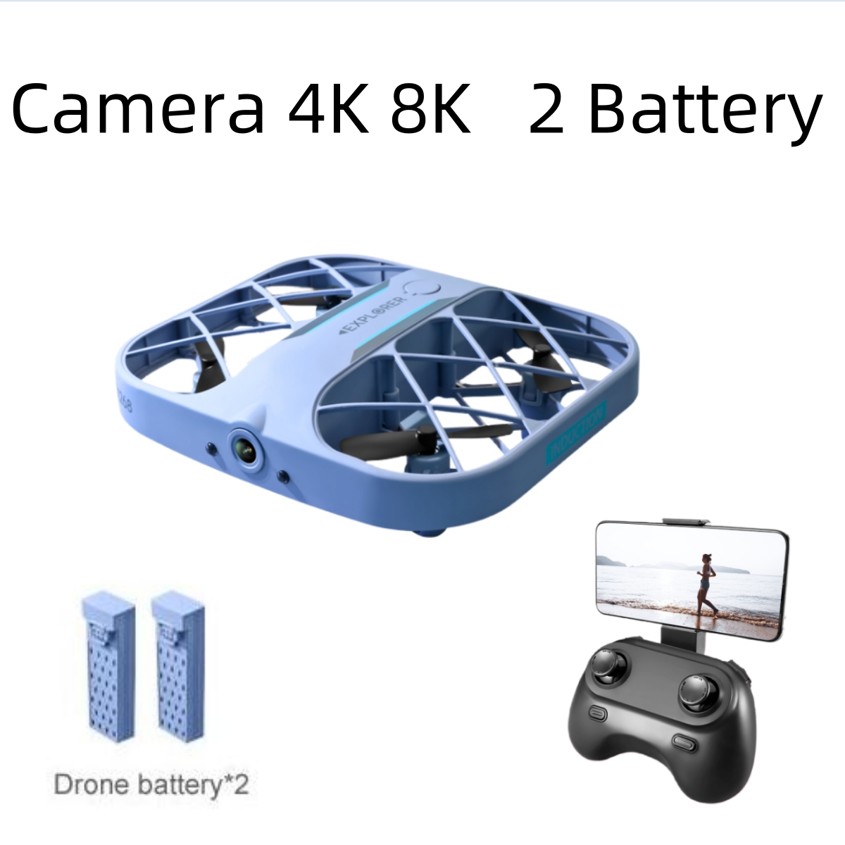JJRC H107 FPV RC Drone, 2 Bata - Drone Camera Night Vision incelemesi ve fiyatı