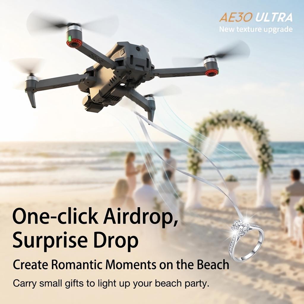 YENİ AE30 Ultra GPS Drone 4K P - Drone Camera With Gimbal incelemesi ve fiyatı